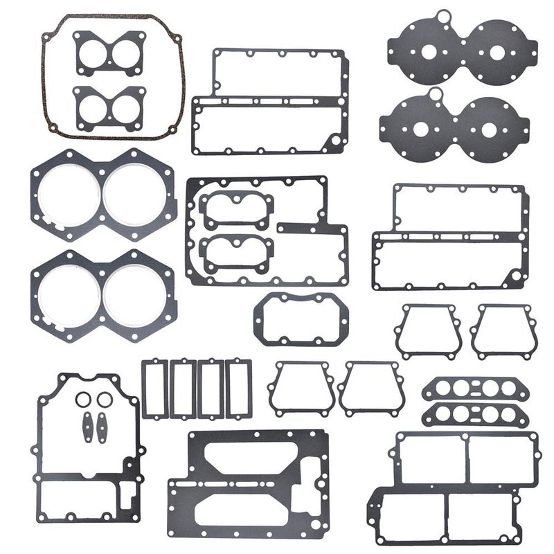 JDLLONG 439085 Gaskets Kit Fits Powerhead for Johnson Evinrude V4 Crossflow 1977-1998 391300 389556 18-4033 - Image 1